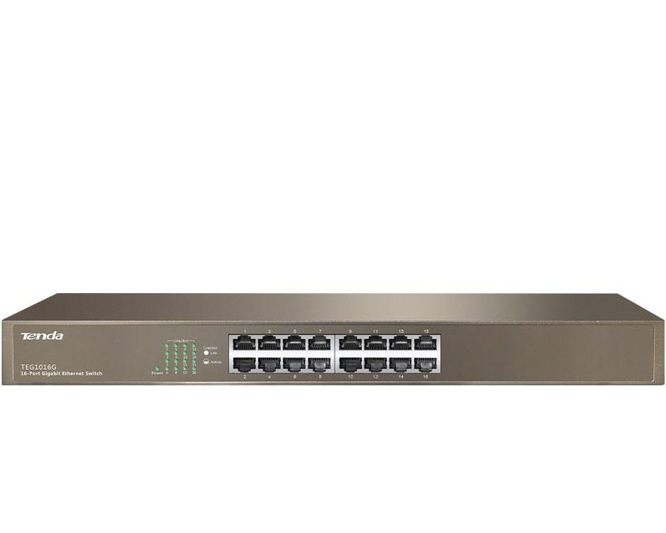 سوییچ 16 پورت گیگابایتی تندا مدل TEG1016G