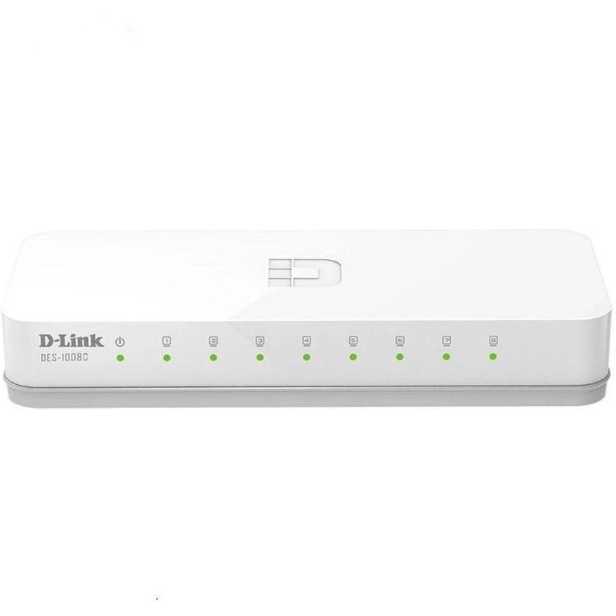 سوئیچ شبکه 8 پورت دی لینک مدل DES-1008C
