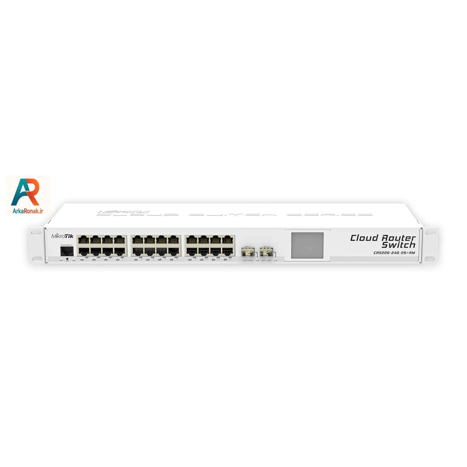 CRS226-24G-2SRM_mrshabake-4 روتر سوئیچ CRS226-24G-2S+RM میکروتیک