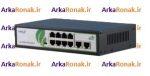 سوئیچ PoE اچ آر یو آی مدل HR902-AF-82N با ۱۰ پورت