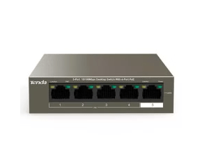 سوئیچ شبکه 5 پورت 10/100 POE تندا TEF1105P-4-38W