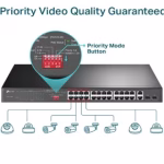 سوئیچ شبکه +PoE مگابیت تی پی لینک Tp-Link TL-SL1226P