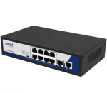 سوئیچ شبکه اچ آر یو آی مدل HR900-AF-82GN دارای ۱۰ پورت POE