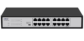 سوییچ شبکه 16 پورت HRUI مدل HR-SWG10160D-M