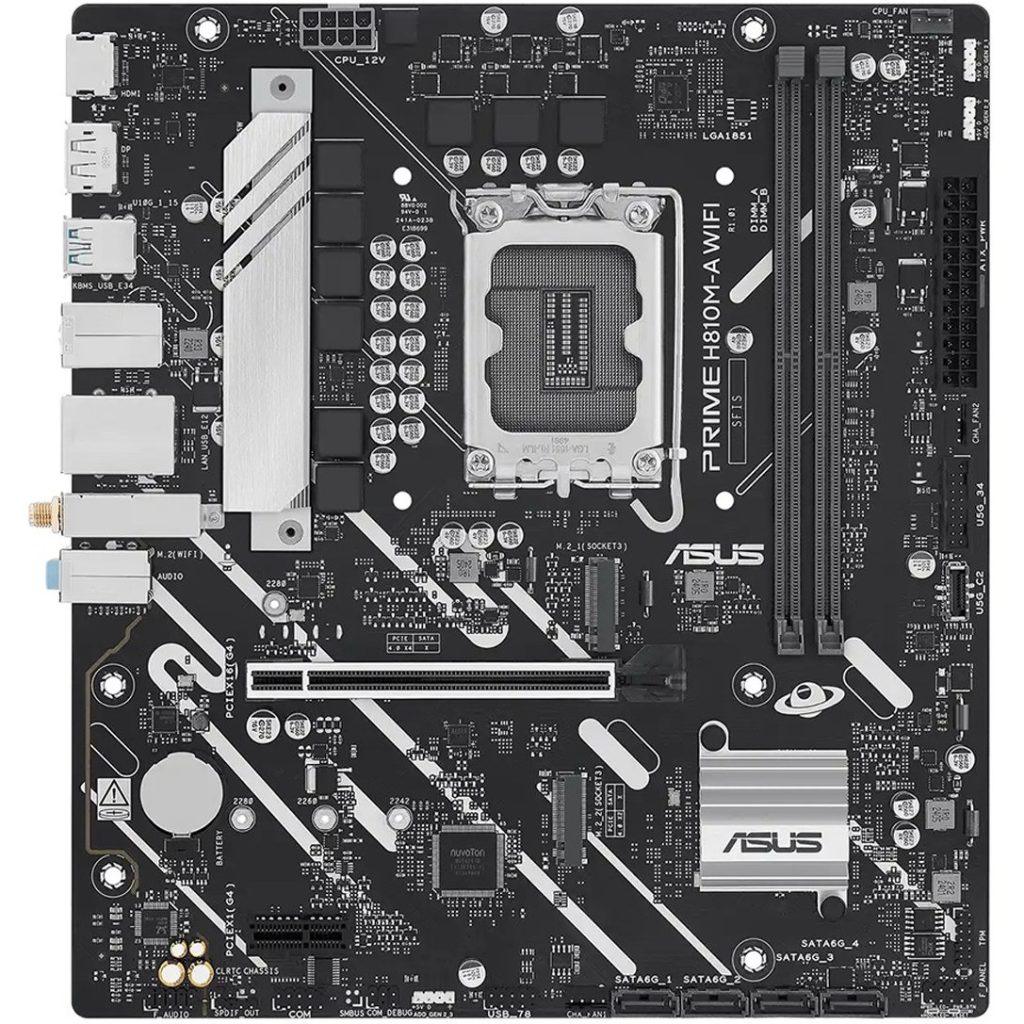 مادربرد ایسوس PRIME H810M-A WIFI با حافظه DDR5