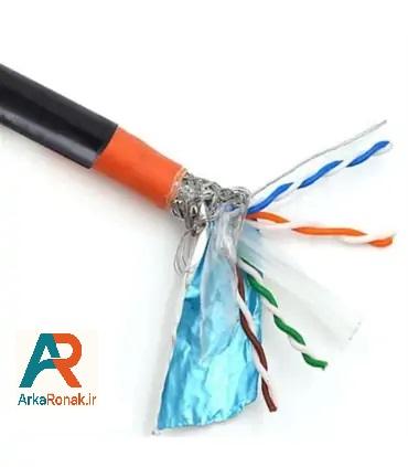 کابل شبکه CAT6 SFTP NEXANS نگزنس تمام مس - اوت دور OUT DOOR - دو روکش رسانت