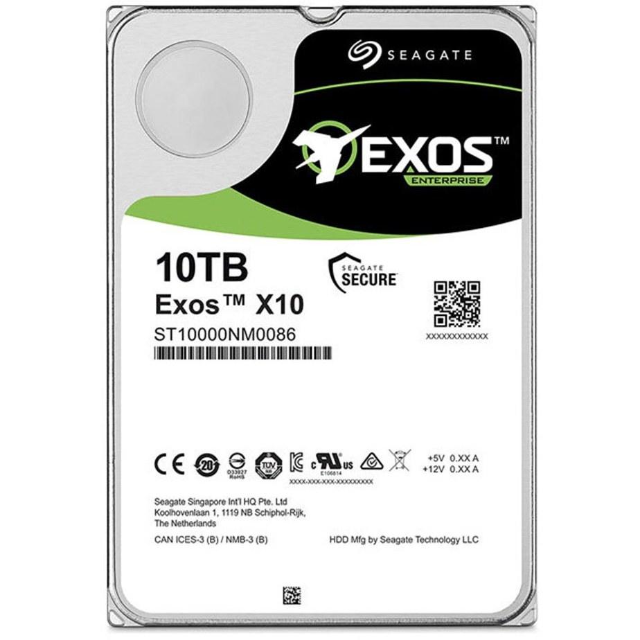 حافظه اچ دی دی اینترنال سیگیت مدل Exos X10 ST10000NM0086 ظرفیت 10 ترابایت