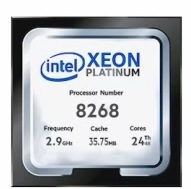 CPU مدل Xeon Platinum 8268 برند Intel