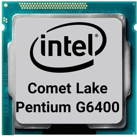 پردازنده کامپیوتر اینتل Pentium Gold G6400 Comet Lake Tray