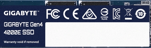 حافظه SSD گیگابایت مدل Gen4 4000E ظرفیت ۱ ترابایت