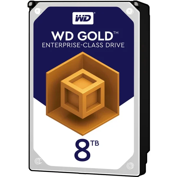 هارد دیسک اینترنال وسترن دیجیتال مدل WD8002FRYZ ظرفیت ۸ ترابایت گلد