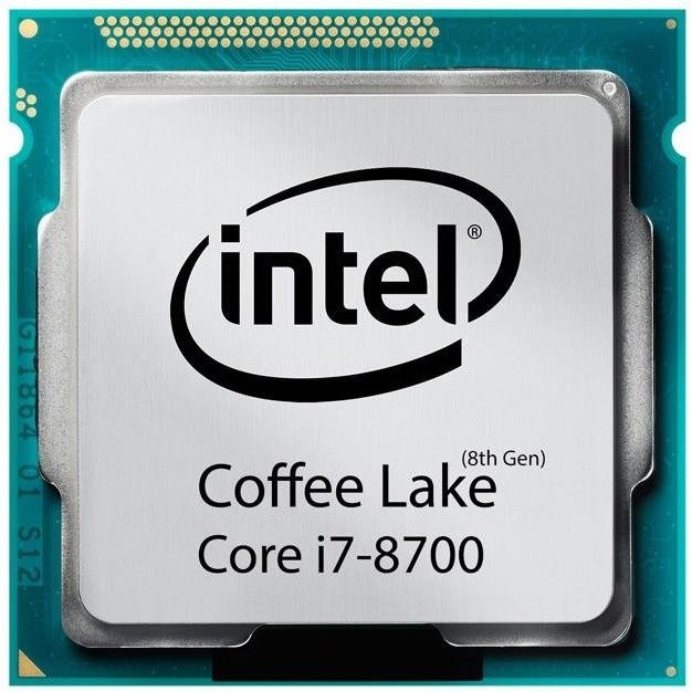 پردازنده کامپیوتر اینتل مدل Core i7-8700 Coffee Lake استوک