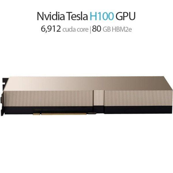 کارت گرافیک انویدیا H100 ظرفیت ۸۰ گیگابایت PCIE