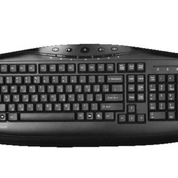 کیبورد فراسو مدل FCR-6160 با سیم مالتی‌مدیا