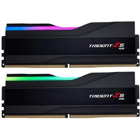 رم کامپیوتر جی اسکیل دو کاناله مدل Trident Z5 RGB فرکانس 6000 مگاهرتز DDR5 تایمینگ CL36 حافظه 32 گیگابایت