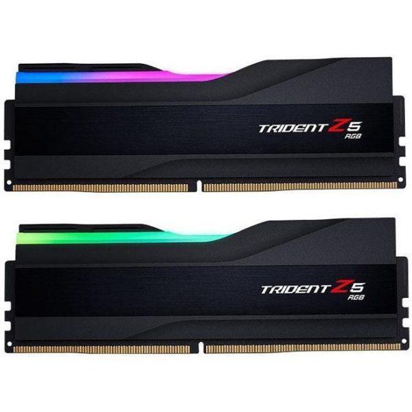 رم کامپیوتر جی اسکیل دو کاناله مدل Trident Z5 RGB فرکانس 7200 مگاهرتز DDR5 تایمینگ CL34 حافظه 32 گیگابایت