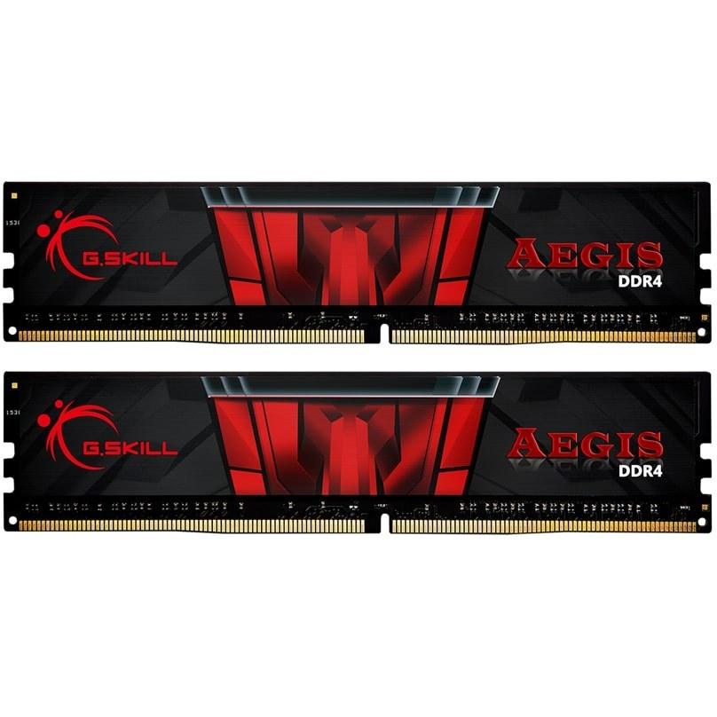 رم کامپیوتر جی اسکیل دو کاناله مدل Aegis فرکانس 3200 مگاهرتز DDR4 تایمینگ CL16 ظرفیت 32 گیگابایت