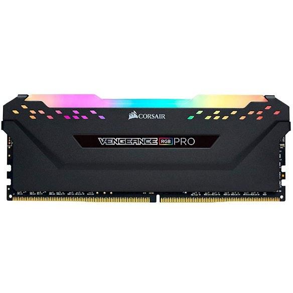 رم کامپیوتر کورسیر تک کاناله Vengeance RGB Pro فرکانس 3200 مگاهرتز DDR4 تایمینگ CL16 حافظه 8 گیگابایت