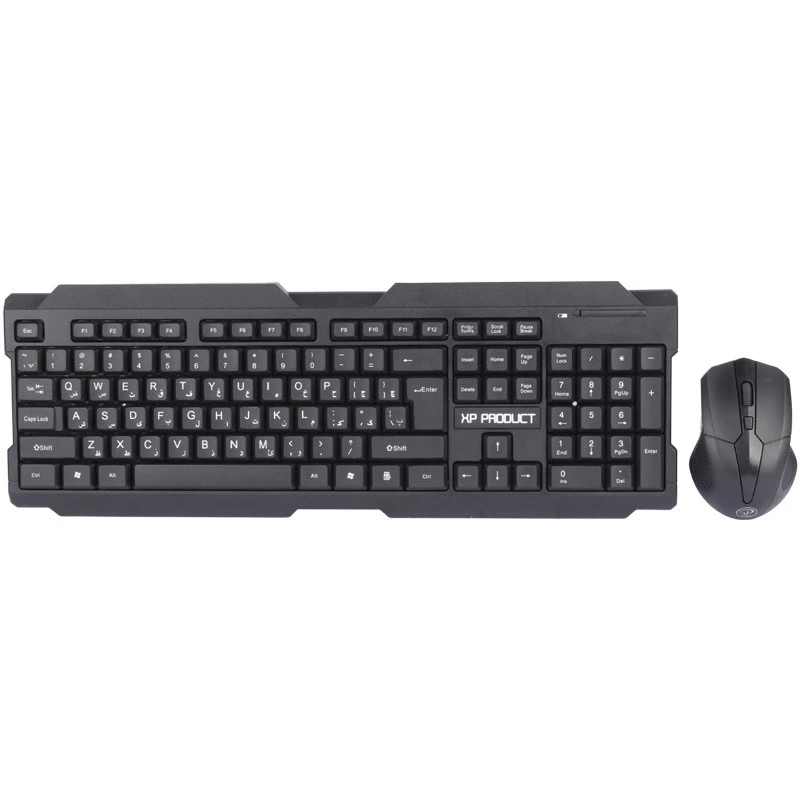 ست ماوس و کیبورد ایکس پی-پروداکت مدل W4200G بی سیم
