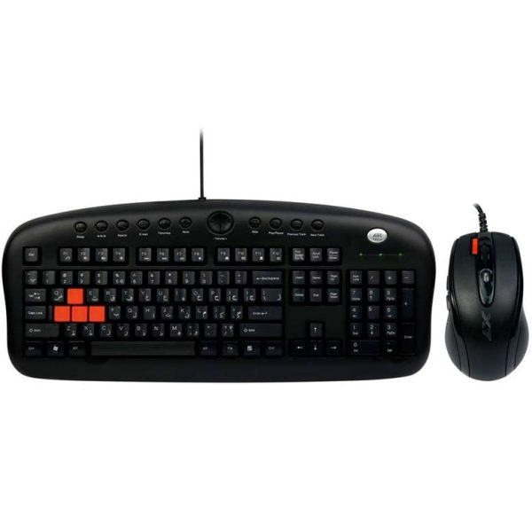 ست ماوس و کیبورد گیمینگ ای فورتک مدل KX-2810 باسیم