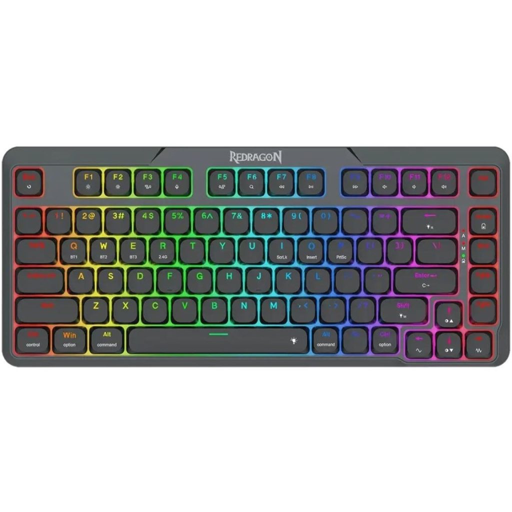 کیبورد بی سیم گیمینگ ردراگون مدل AETHER K706 PRO با سوئیچ مکانیکال قرمز