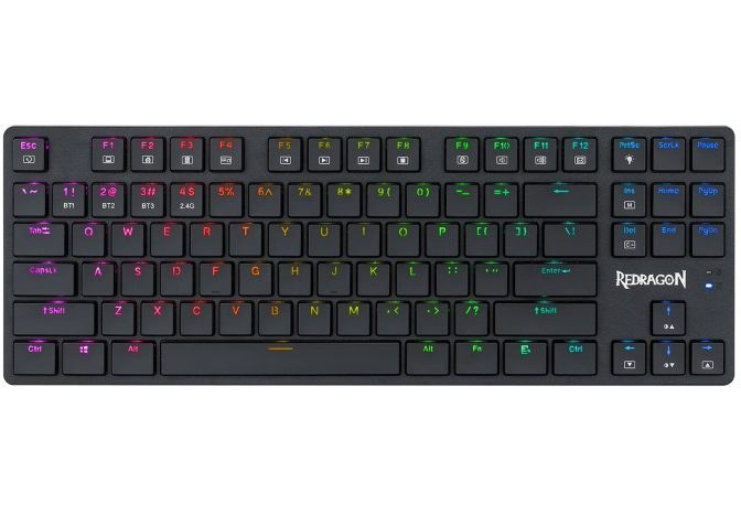 کیبورد بی سیم گیمینگ ردراگون مدل ANUBIS K539 RGB