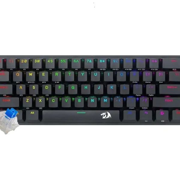 کیبورد بی سیم گیمینگ ردراگون مدل Elise K615P-KBS