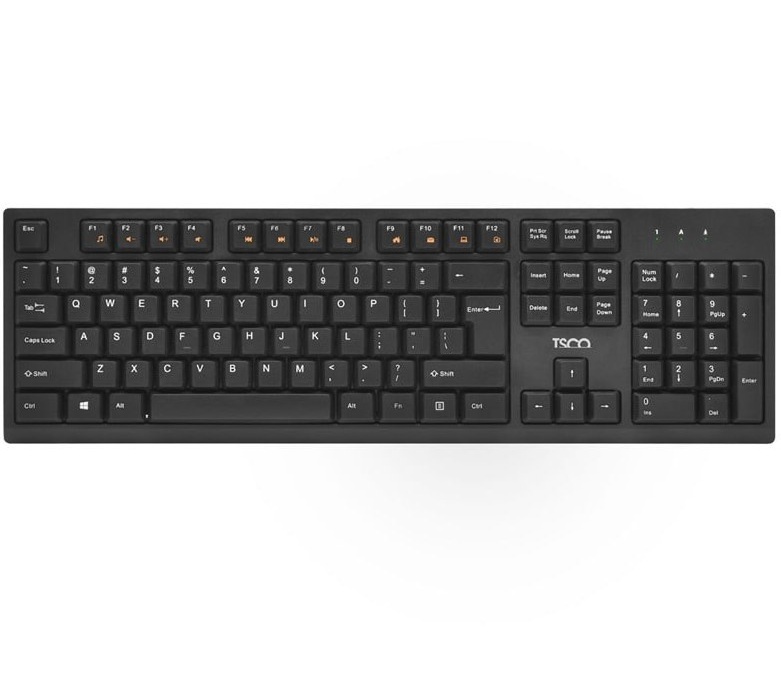 کیبورد تسکو مدل TK8017 با سیم