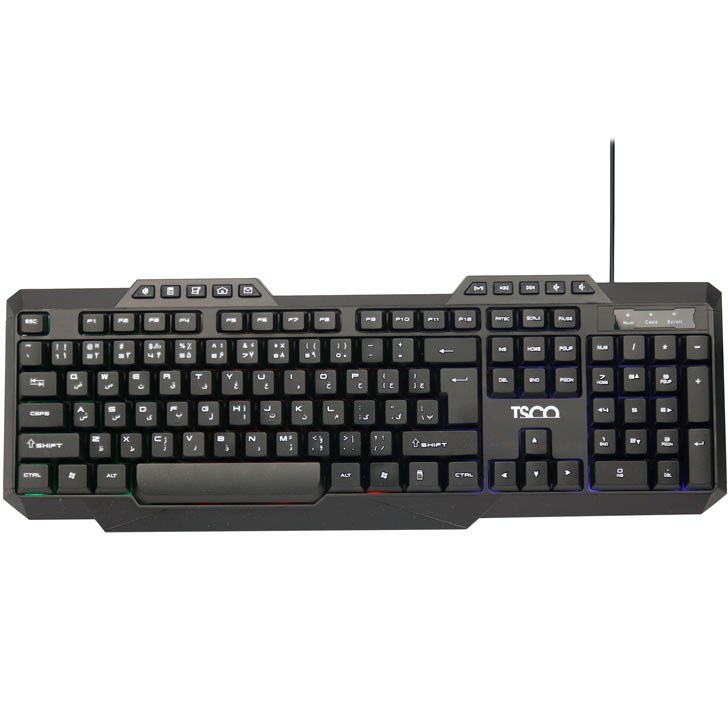 کیبورد تسکو مدل TK8019 با سیم