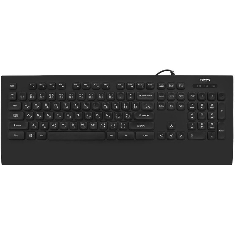 کیبورد تسکو مدل TK8027 با سیم