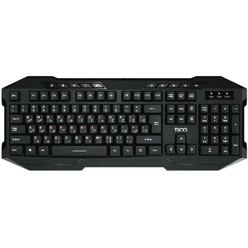 کیبورد تسکو مدل TK8042 با سیم