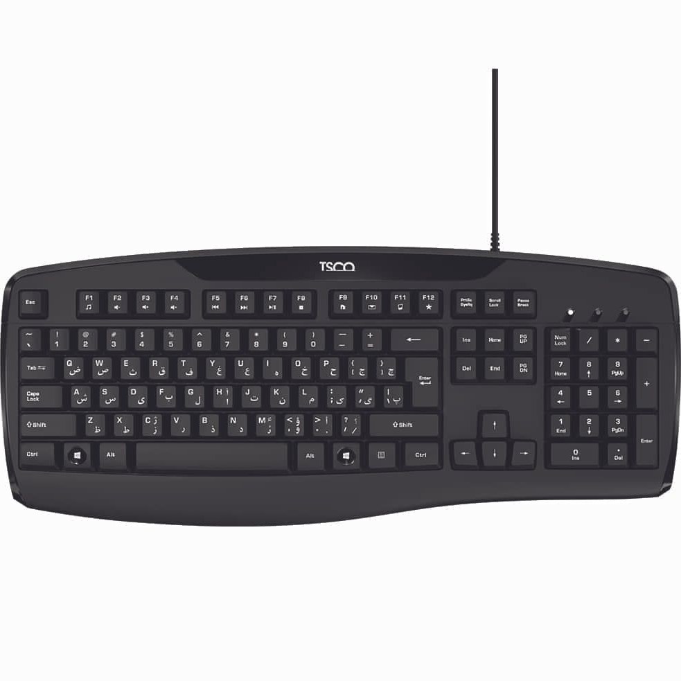 کیبورد تسکو مدل TK8043 با سیم