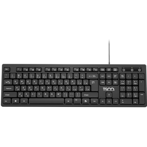 کیبورد تسکو مدل TK8072 با سیم
