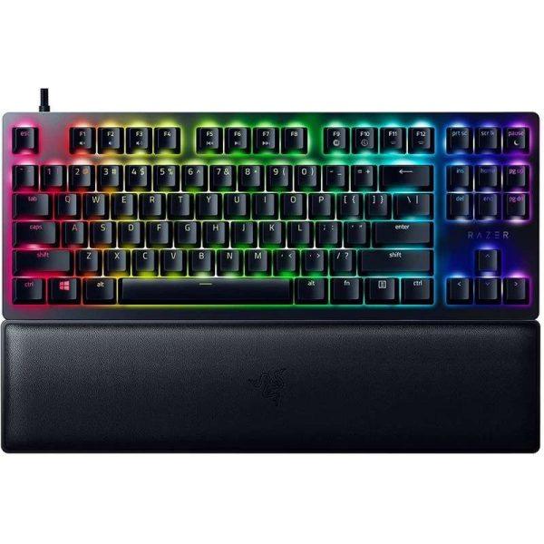 کیبورد مخصوص بازی ریزر مدل (TKL) Huntsman V2 Ten keyless