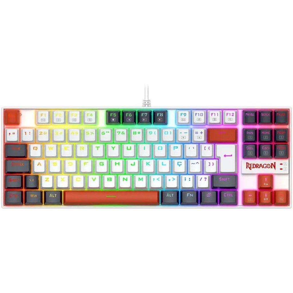کیبورد مکانیکال گیمینگ ردراگون مدل KUMARA K552 WLR با سیم RGB