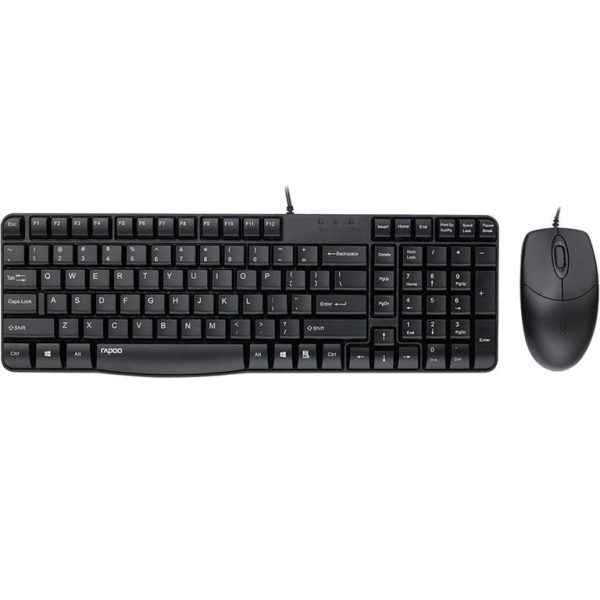 کیبورد و ماوس باسیم رپو مدل Rapoo X120