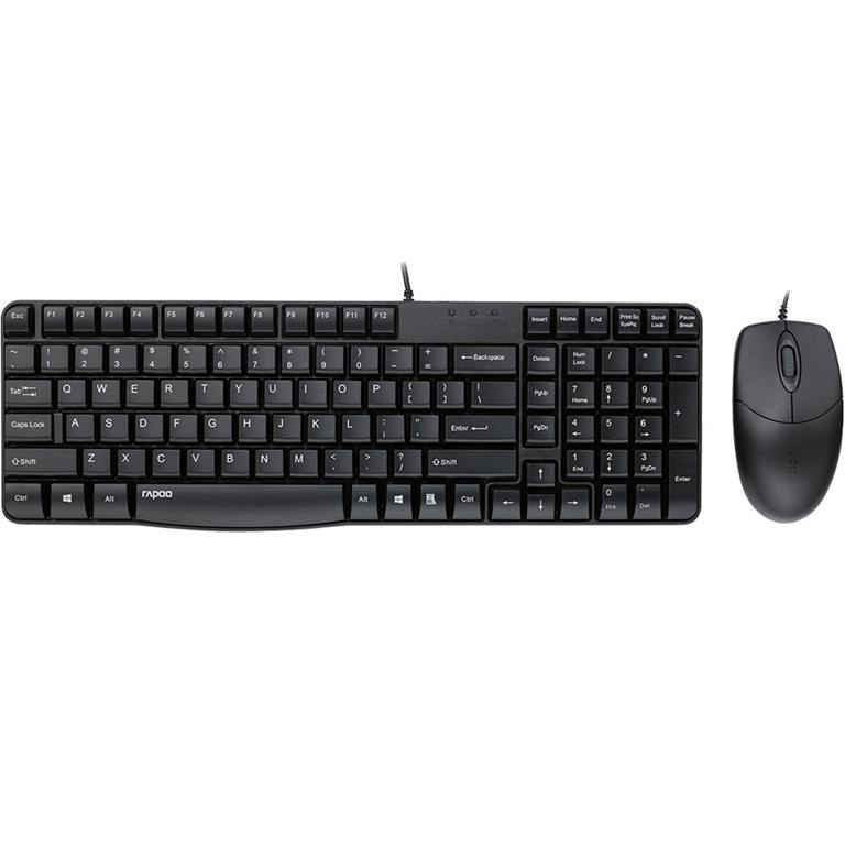 کیبورد و ماوس باسیم رپو مدل Rapoo X120