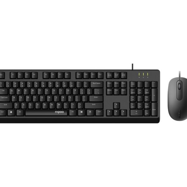 کیبورد و ماوس رپو مدل X130 Pro با حروف فارسی