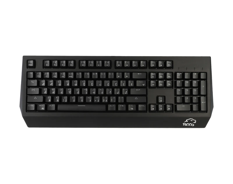کیبورد گیمینگ تسکو مدل GK8127 با سوییچ مکانیکال قهوه‌ای و نورپردازی RGB