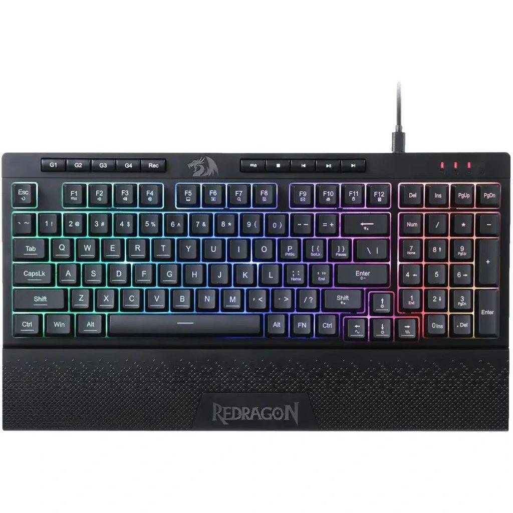 کیبورد گیمینگ ردراگون مدل K515 SHIVA با سیم RGB
