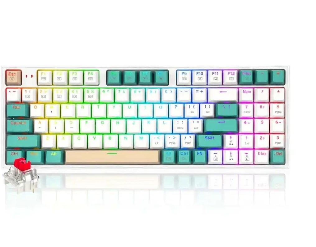 کیبورد گیمینگ ردراگون مدل Kitava K636 با سیم RGB