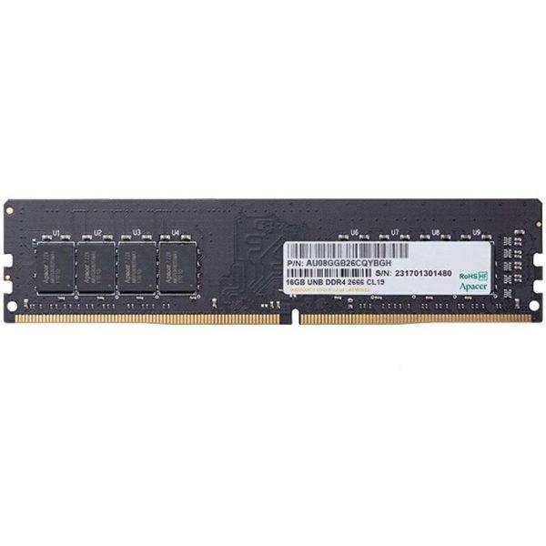 رم کامپیوتر اپیسر ظرفیت ۱۶ گیگابایت DDR4 تک کاناله ۲۶۶۶ مگاهرتز CL19