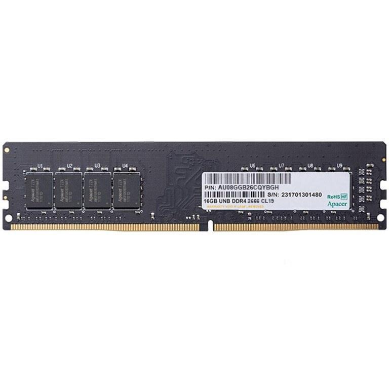 رم کامپیوتر اپیسر ظرفیت ۱۶ گیگابایت DDR4 تک کاناله ۲۶۶۶ مگاهرتز CL19