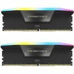 رم کامپیوتر کورسیر دو کاناله Vengeance RGB فرکانس 7200 مگاهرتز DDR5 تایمینگ CL40 حافظه 96 گیگابایت