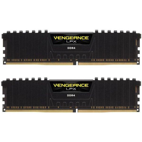 رم کورسیر Vengeance LPX ظرفیت ۱۶ گیگابایت DDR4 دو کاناله ۲۴۰۰ مگاهرتز