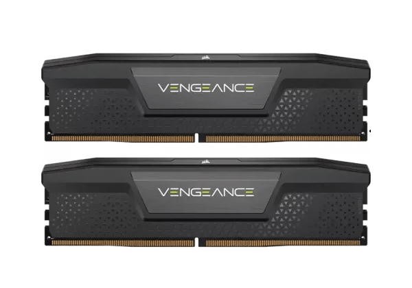 رم کامپیوتر کورسیر دو کاناله مدل Vengeance فرکانس 6000 مگاهرتز DDR5 تایمینگ CL36 حافظه 32 گیگابایت