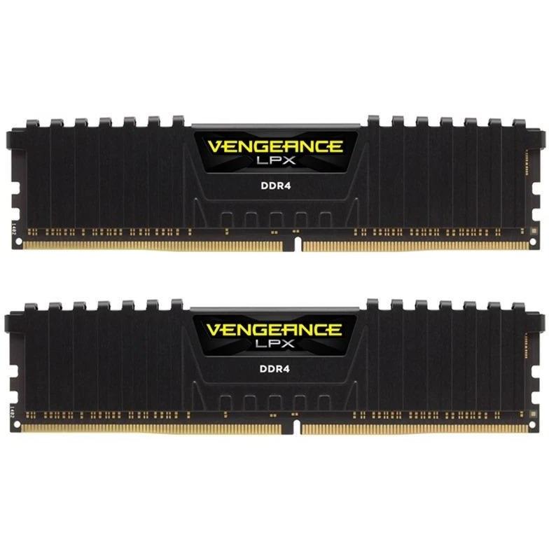 رم کامپیوتر کورسیر دو کاناله Vengeance LPX فرکانس 3600 مگاهرتز DDR4 تایمینگ CL18 حافظه 32 گیگابایت