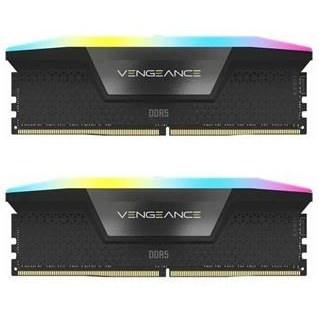 رم کامپیوتر کورسیر دو کاناله Vengeance RGB فرکانس 6400 مگاهرتز DDR5 تایمینگ CL64 حافظه 64 گیگابایت
