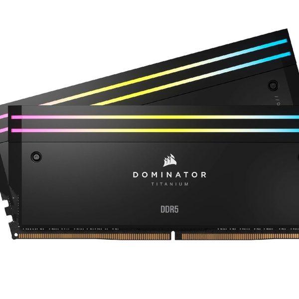 رم دسکتاپ کورسیر مدل Dominator Titanium RGB ظرفیت ۴۸ گیگابایت DDR5 فرکانس ۷۲۰۰ مگاهرتز CL36