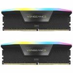 رم کامپیوتر کورسیر دو کاناله Vengeance RGB فرکانس 6000 مگاهرتز DDR5 تایمینگ CL38 حافظه 64 گیگابایت